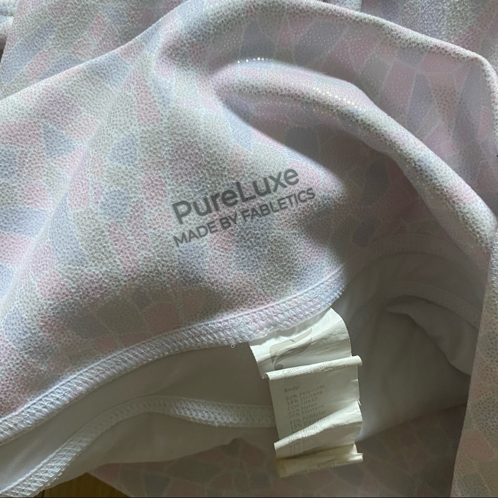 Fabletics purelux pastel iridescent shimmer leggings large - Picture 7 of 7